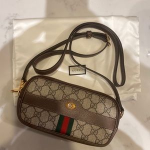 Gucci Ophidia Triple Zip Crossbody
